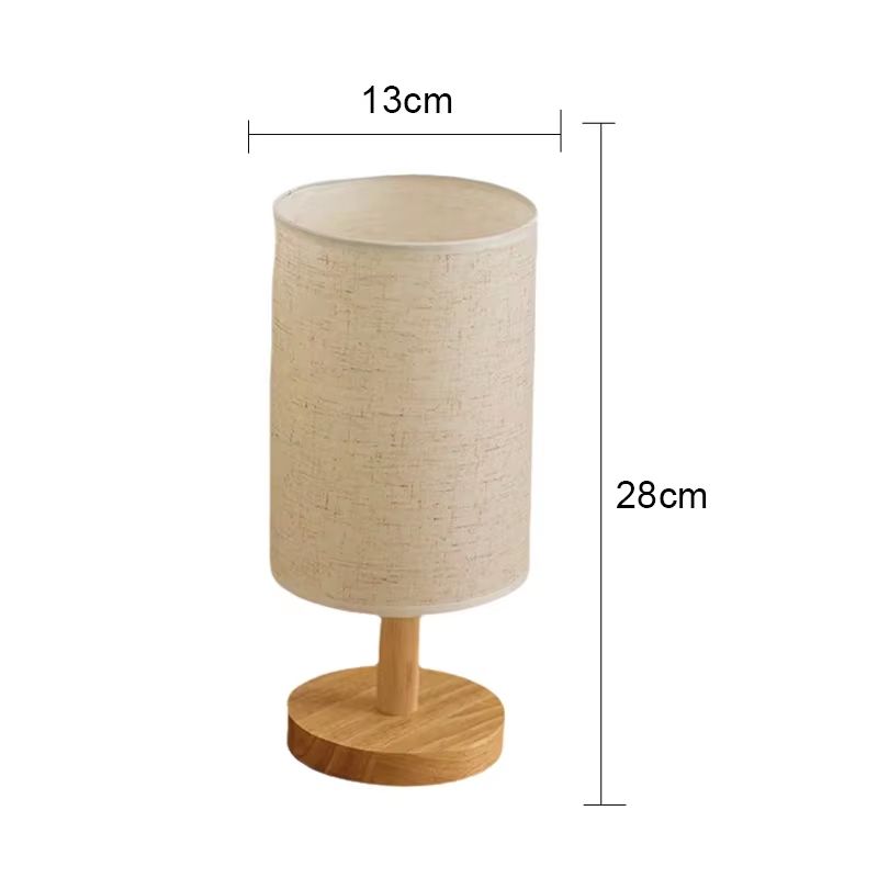 Chinese Style Dimmable LED Table Lamp USB Fabric Shade Bedside Mood Light