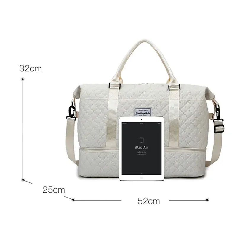 Large Capacity Travel Duffle Bag Gym Tote Bags, Lightweight Luggage Bag, Shoulder Weekender Overnight Bag
