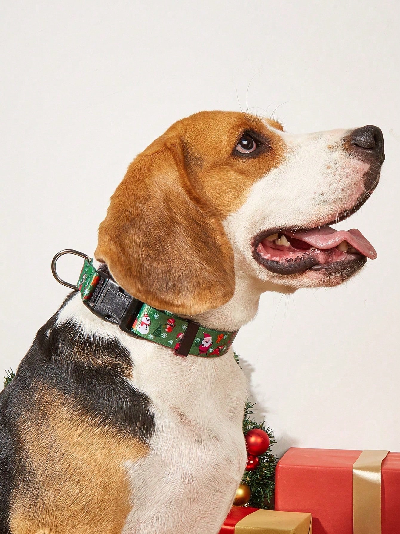 Christmas Pet Leash with Harness and Walking Rope for Dogs Adjustable Chest Strap and Comfortable Pet Collar