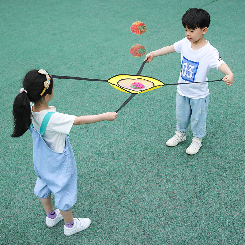 Kids Toss and Catch Ball Set Outdoor Game for Family Fun