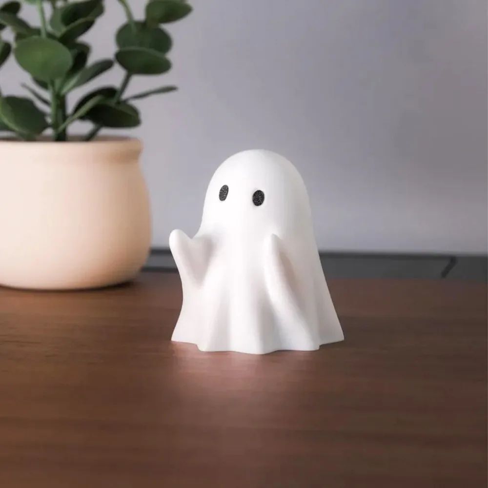 Cute Ghost Pen Holder – Funny Halloween Desk Organizer for Office & Home