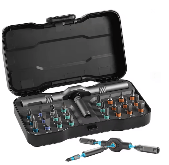 24 in 1 Precision Ratchet Screwdriver Set with Magnetic Bits Mini Repair Tool Kit