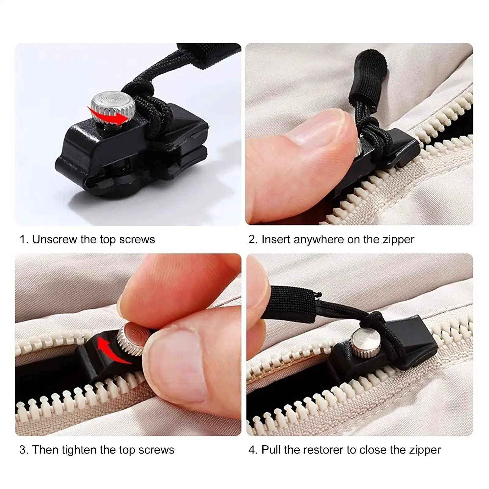 Universal Instant Zipper Repair Kit