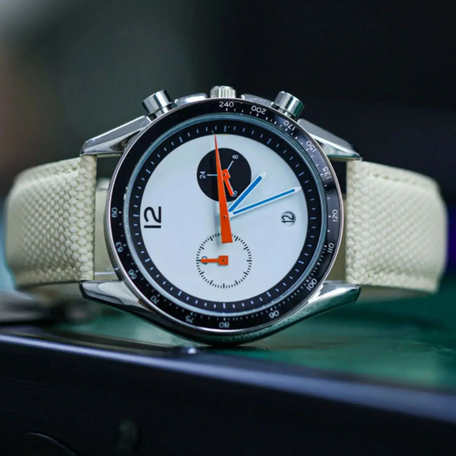 CILOA Elegant Automatic Mechanical Watch for Men Waterproof Luxury Leather Business Wristwatch