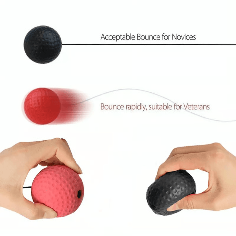 Boxing Reflex Ball Headband Set - Improve Agility, Focus & Reflexes for All Ages