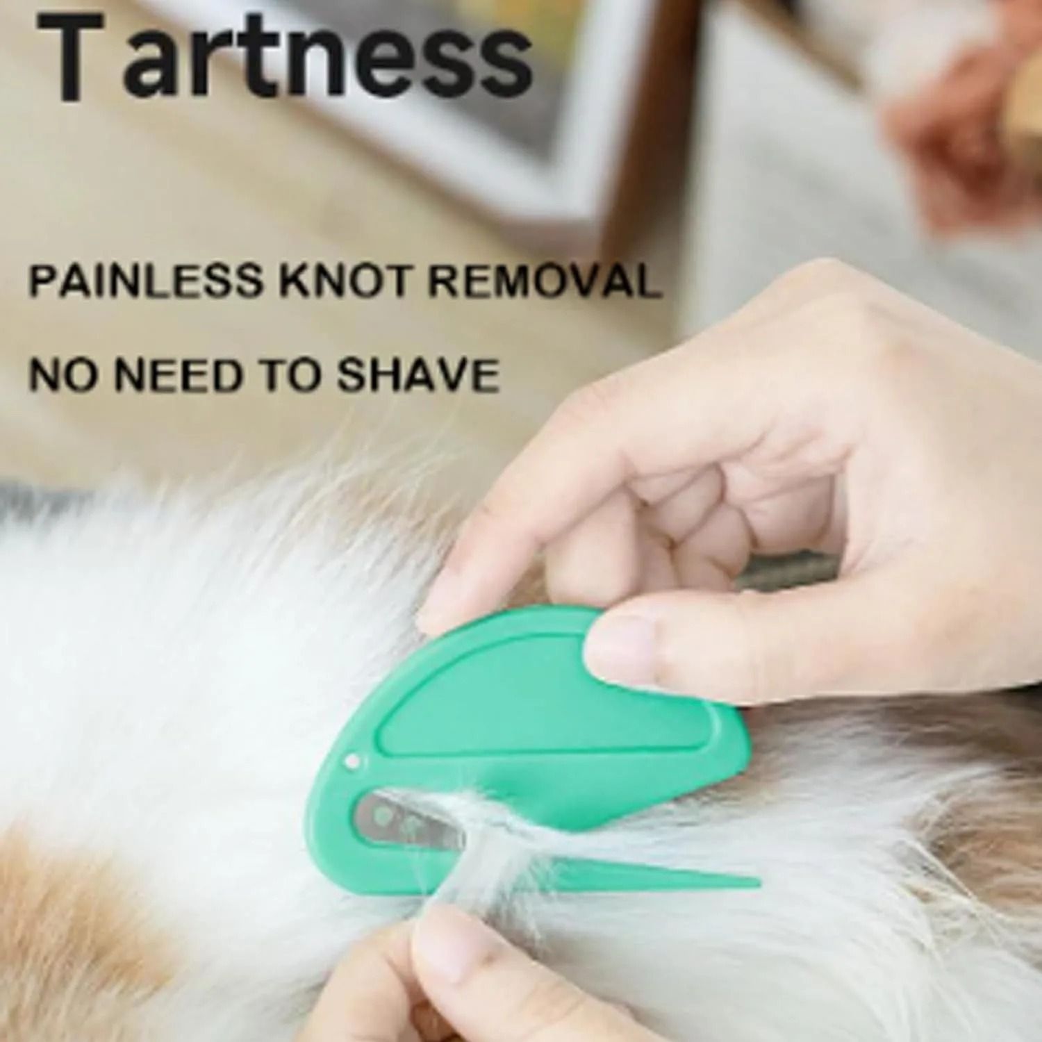 Pet Knot Cutter Colorful Detangling Tool for Cats and Small Pets
