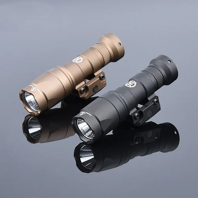 Mini Tactical Weapon Flashlight LED Scout Hunting Light with 20mm Rail Mount