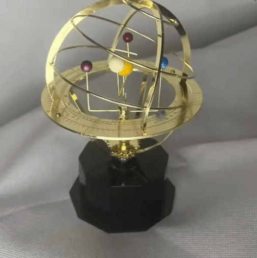 Grand Orrery Solar System Model – Elegant Mechanical Solar System Model for Office & Decor