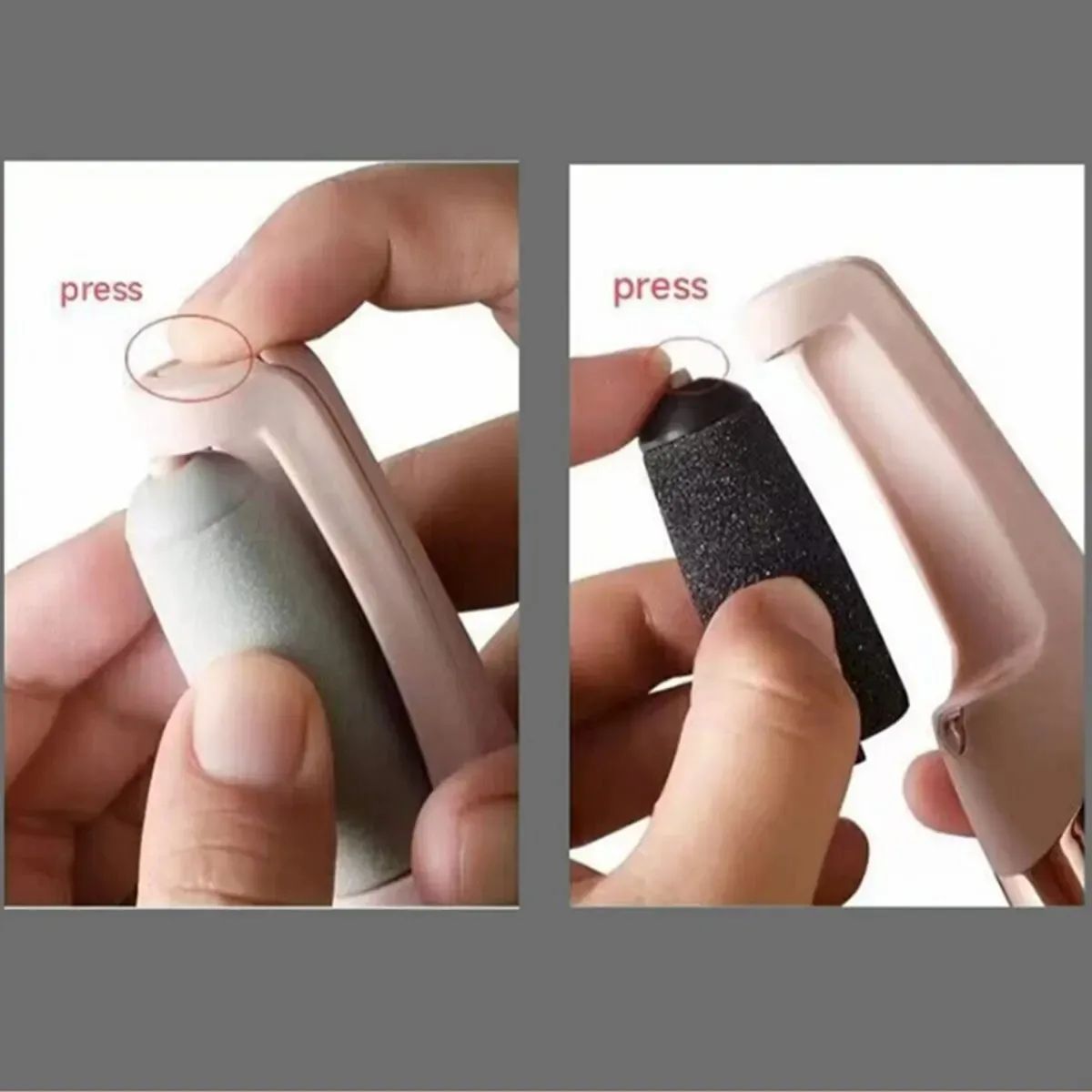 Electric Foot Grinder and Healing Tissue Remover Pink Pedicure Tool