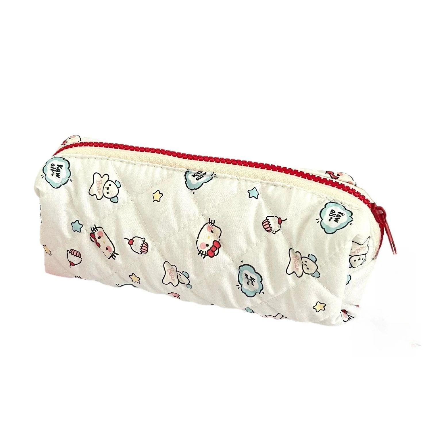 Hello Kitty Large Capacity Cute Cartoon Makeup and Stationery Storage Bag