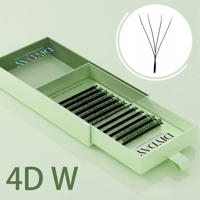 DIYDAY W Shape Eyelash Extensions Premade Fan Volume Lashes