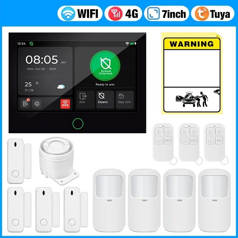 Professional 7-Inch IPS 4G+WiFi Security Command Center