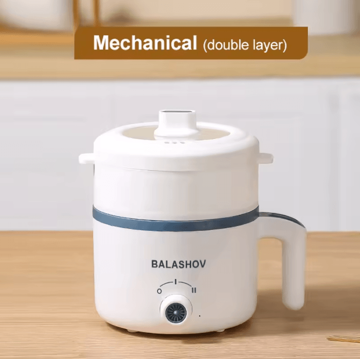 220V Electric Rice Cooker – Multi-Function Multi Cooker Pot with Non-Stick Rice Cooker Pot (Single & Double Layer)