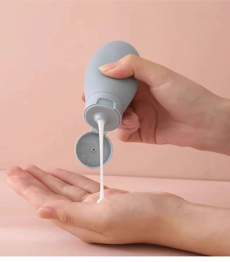 TravelMate 60ml Silicone Travel Bottles – Leakproof Refillable Lotion & Shampoo Containers