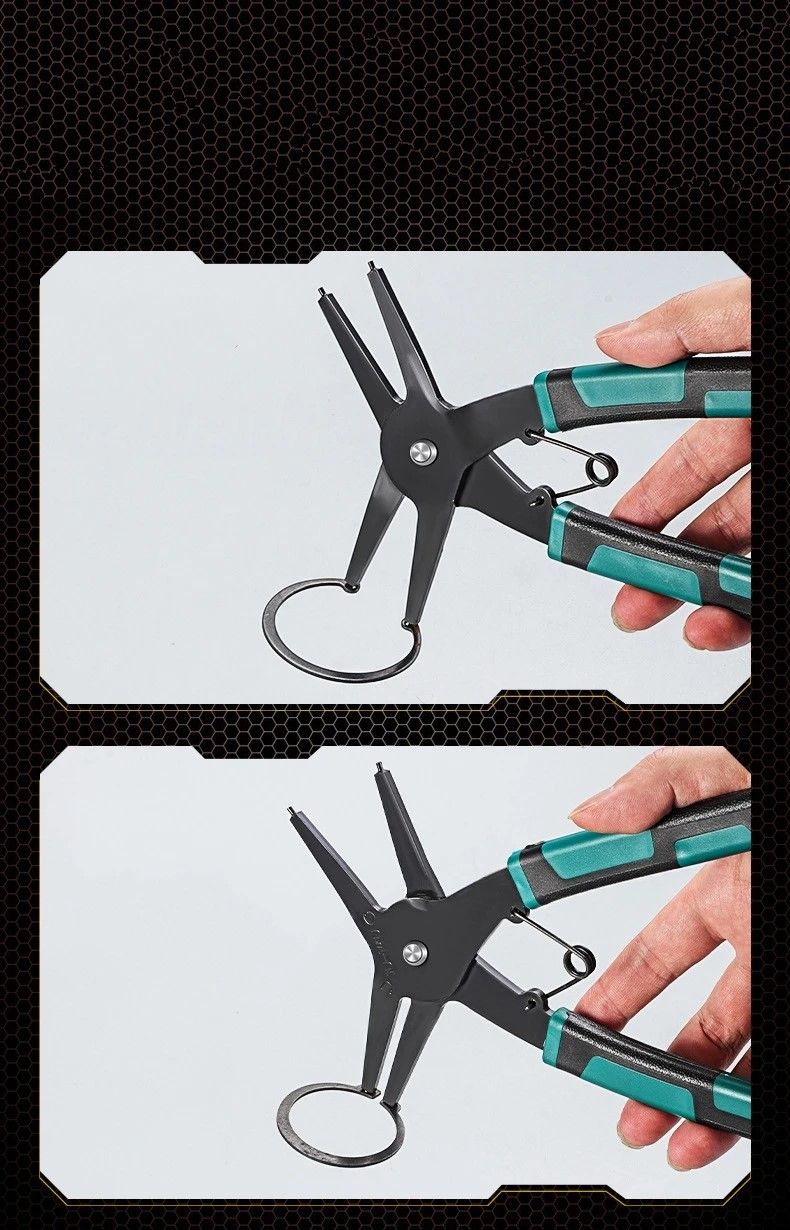 PrecisionMulti Snap-Ring & Circlip Pliers – Internal & External Retaining Ring Tool