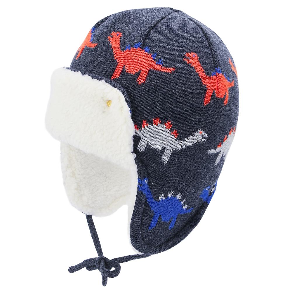 Infant & Toddler Winter Warm Cartoon Animal Baby Hats, Boys Girls Soft Earflap Beanies Pilot Caps