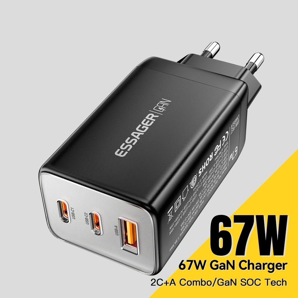 Industrial-Grade 67W GaN Ultra-Fast USB-C Charger