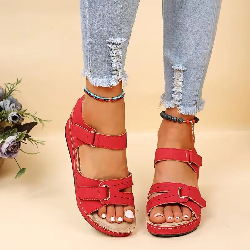 2024 New Soft Women's Sandals – Slip-On Open Toe Walking Shoes for Party & Casual Wear