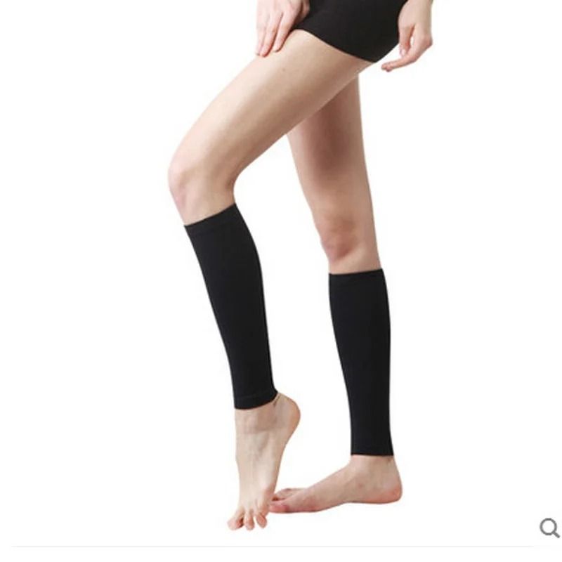 Medical Calf Compression Stockings Knee High Open Toe Pressure Socks