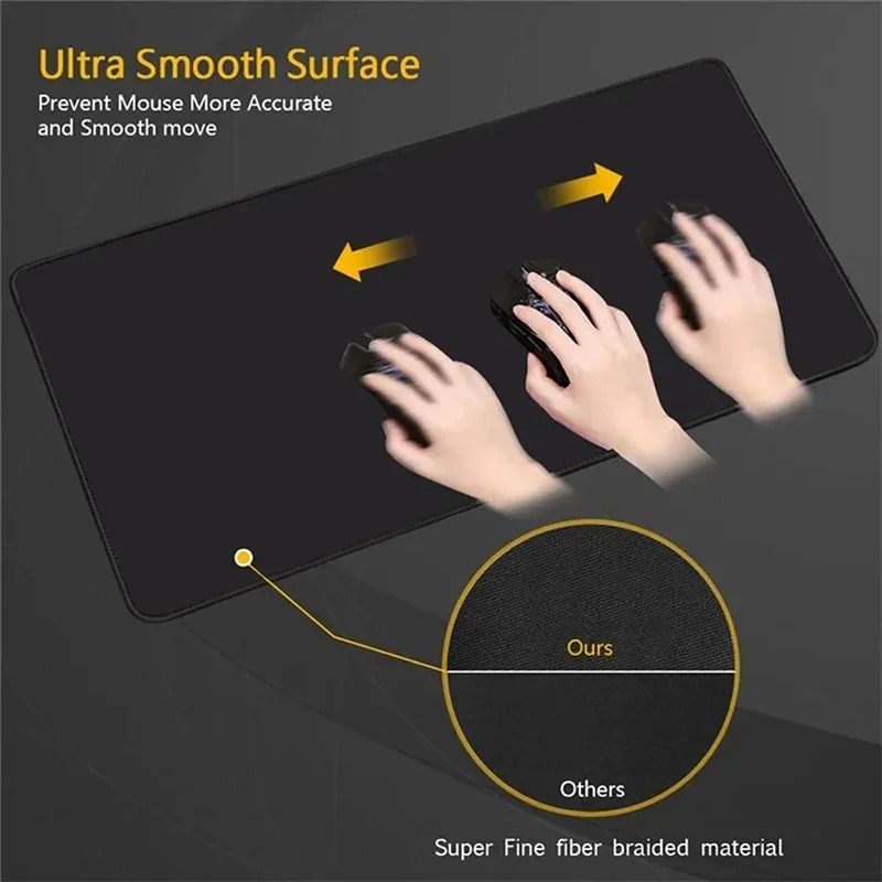 Hexagon Mousepad Computer Desk Mouse Pad Soft Office Keyboard Mat