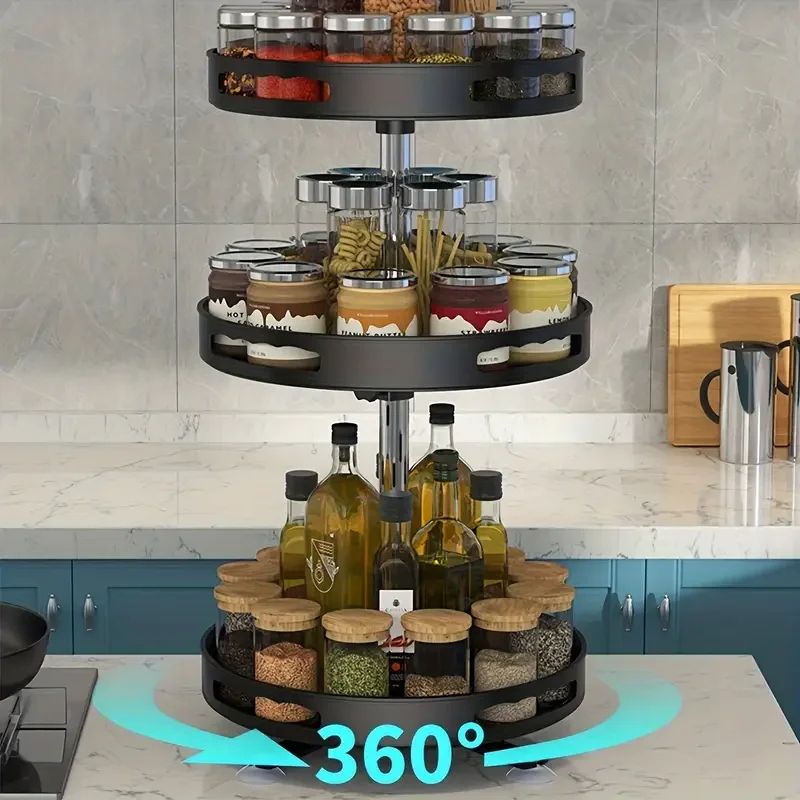 SpinEase 360 Rotating Storage Organizer Turntable
