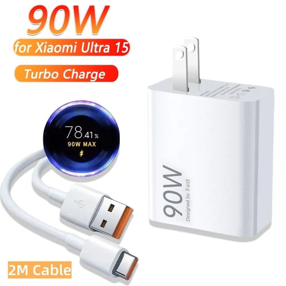 90W High Speed Travel Wall Charger and Cable Set