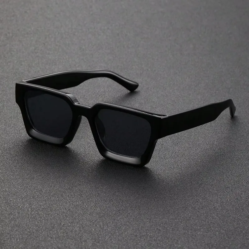 Fashion Square Frame Sunglasses for Unisex Street Photography and Beach Trips Driving Accessories