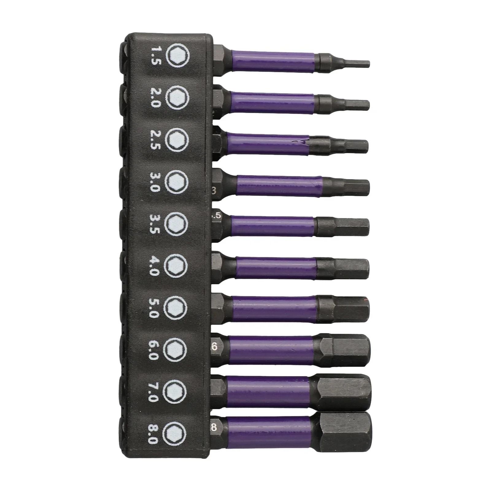 10Pcs Hex Head Wrench Drill Bit Set | Magnetic Quick-Release Shank Tools