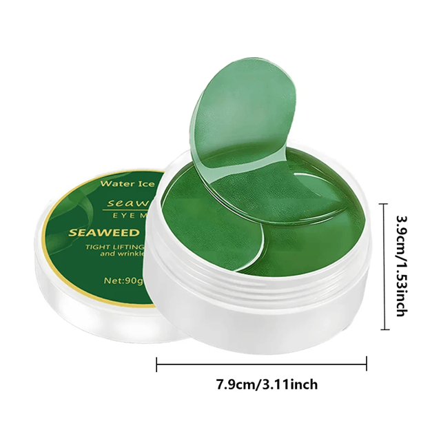60 Piece Collagen Eye Patch Seaweed Under Eye Mask for Dark Circles and Hydration