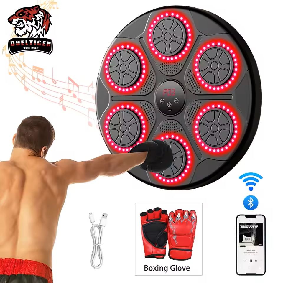 Smart Bluetooth Music Boxing Trainer Wall Mounted Punching Target
