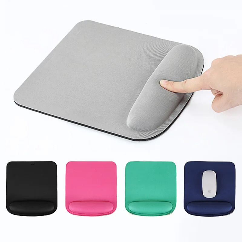 Computer Game Mouse Pad Environmental EVA Ergonomic Mousepad with Wrist Pad Solid Color Comfortable Desk Mat