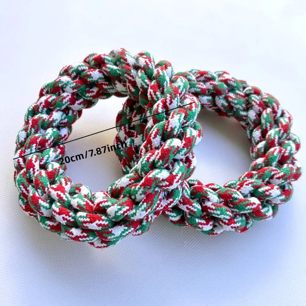 7.87inches Dog Rope Chew Toy Durable Bite Resistant Tug Toy