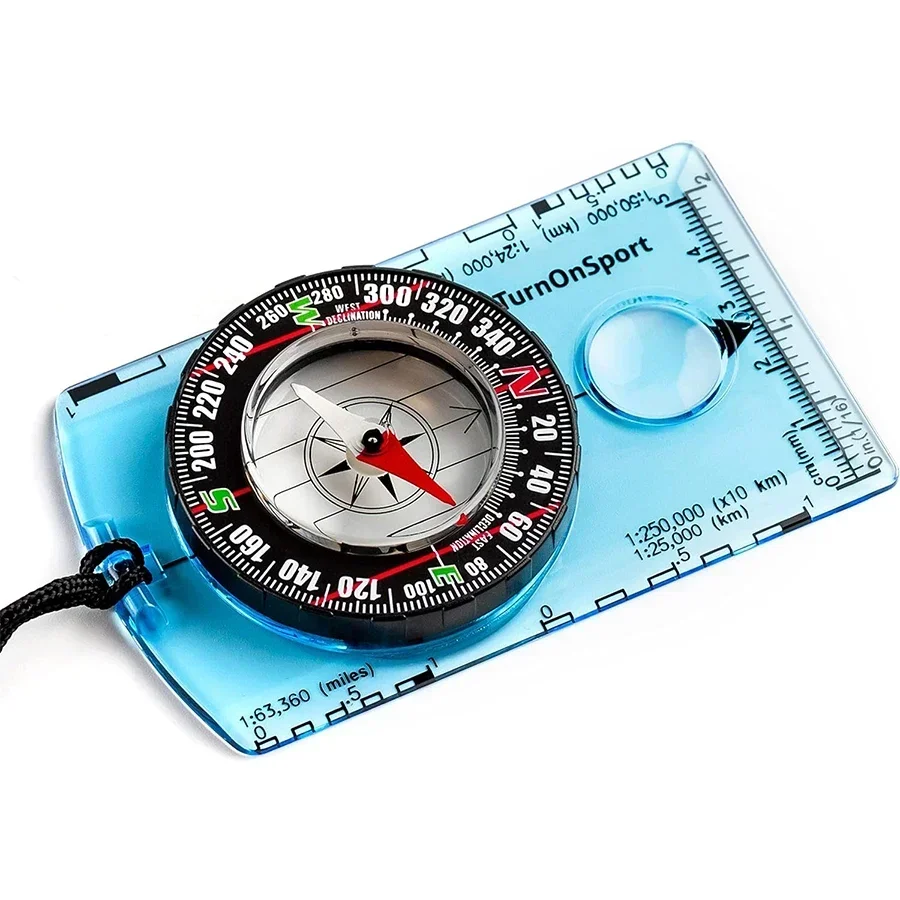 Waterproof Hiking Compass for Outdoor Navigation and Map Reading