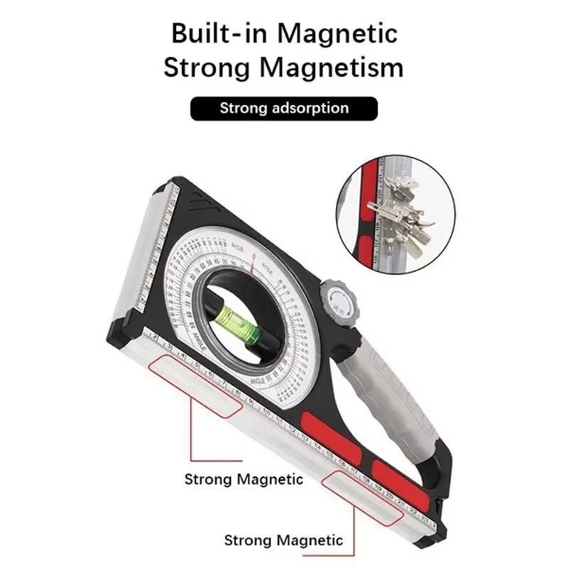 Professional Magnetic Angle Finder and Mechanical Slope Meter for Carpentry and Construction