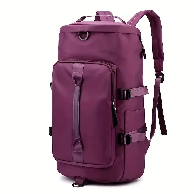 Large Capacity Waterproof Travel Backpack Duffel Bag with Shoe Compartment and Wet Dry Separation