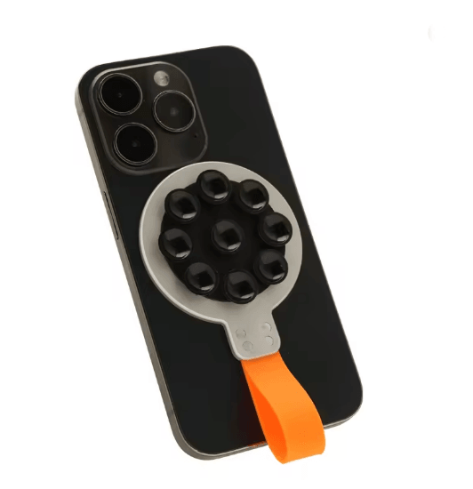 Magnetic Phone Holder Silicone Grip Stand with Strong Suction