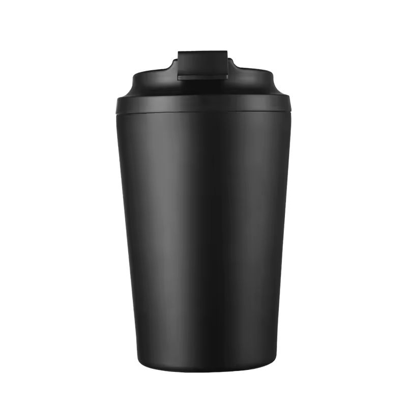 12 oz Stainless Steel Insulated Travel Coffee Mug with Non Slip Base and Leak Proof Lid