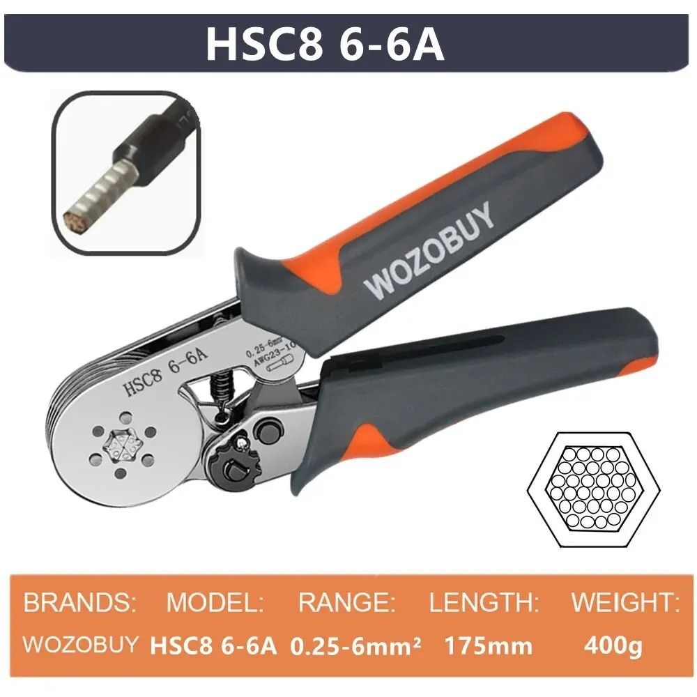 Ferrule Sleeves Terminal Crimping Tool Mini Electrical Pliers Wire Connection Repair Clamp