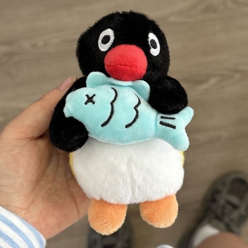 Penguin Plush Keychain Cute Pingu Bag Accessory for Backpack