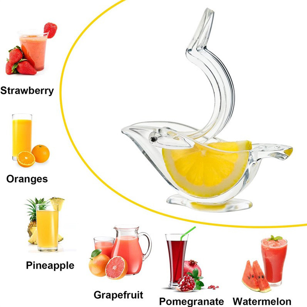 Manual Lemon Juicer in Bird Shape, Ideal for Various Fruit Juices