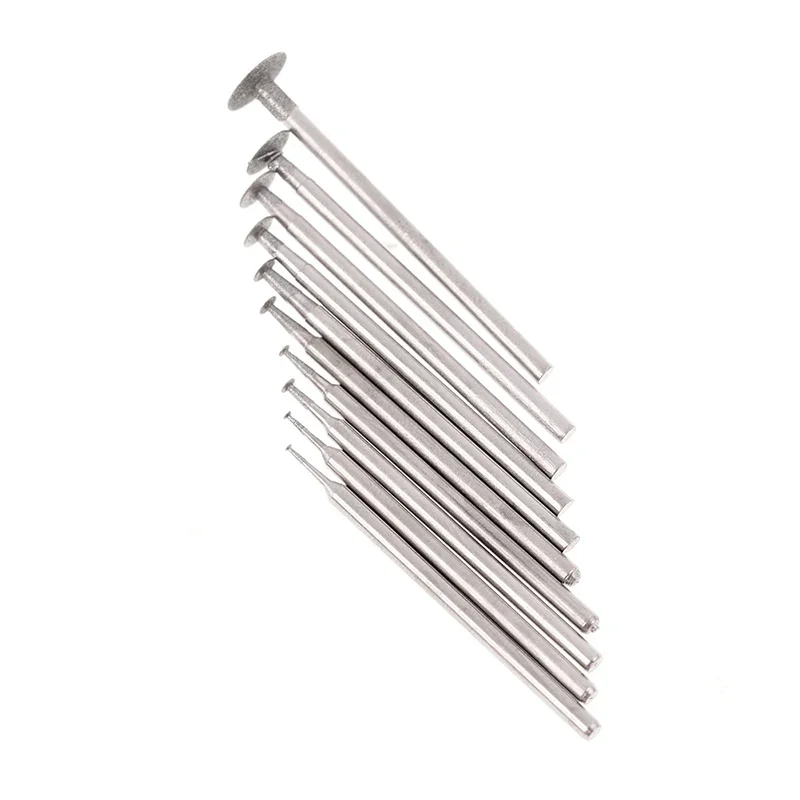 Diamond Grinding Bits Set, Ultra-Thin T Head Shank, Jade Carving & Engraving Tools
