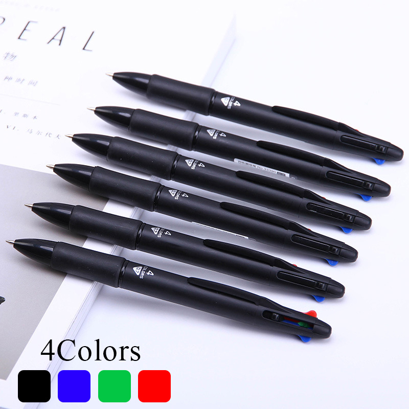Color Retractable Pen Multicolor Ballpoint Pen for Smooth Writing and Organization