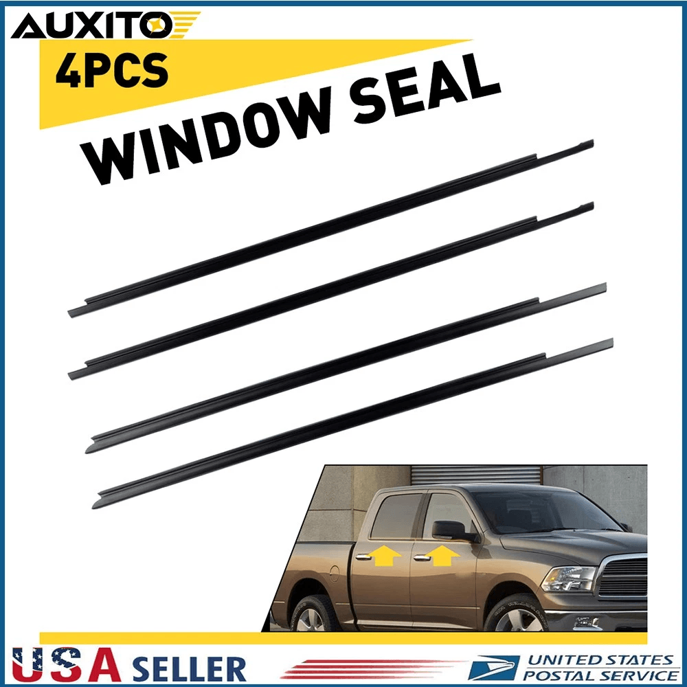 Moulding Trim Belt, Weatherstrip Window Rubber Seal, Waterproof, Noise Reduction, Durable High-Quality Automotive Seal
