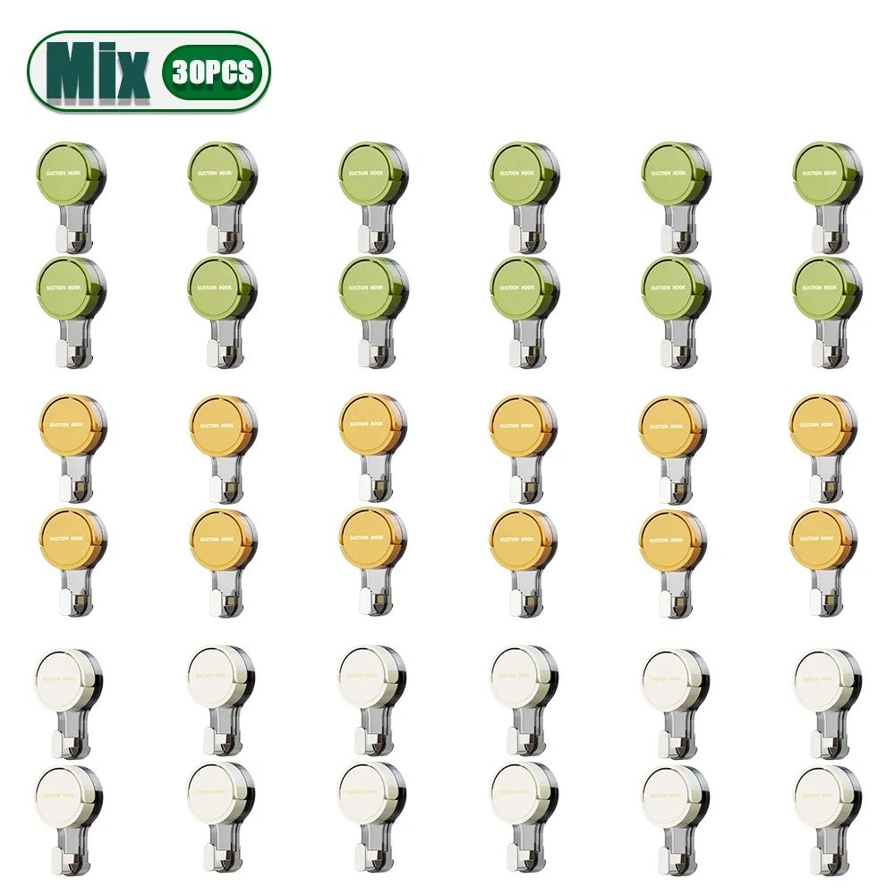 Reusable Suction Cup Hooks Set