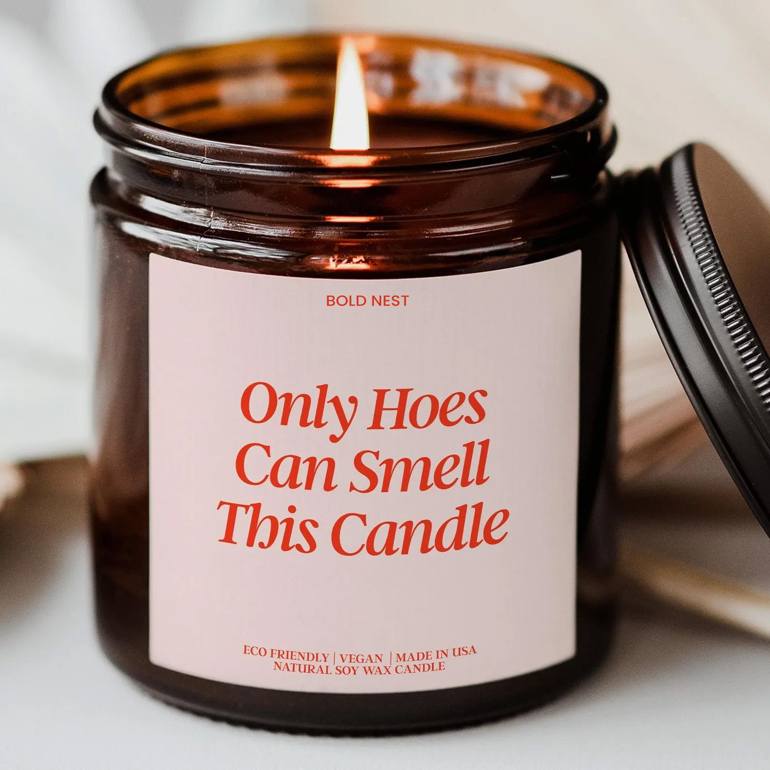 Rude Bestie Candle | Best Bitches Funny Gag Gift for Best Friend, Girlfriend & Birthday Surprise