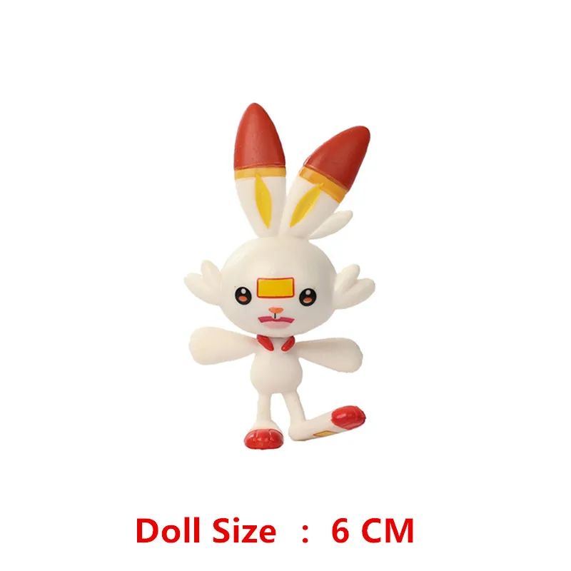 Takara Tomy Pokemon Mini Figures (4–13cm) – Pikachu, Mewtwo & Friends PVC Collectibles