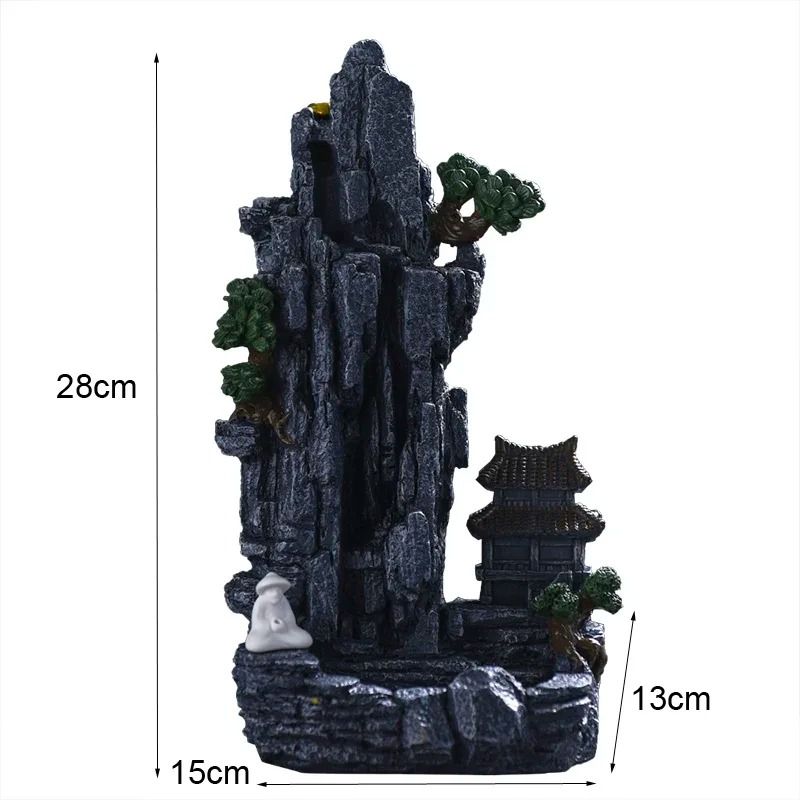 Waterfall Style Incense Burner for Zen Atmosphere
