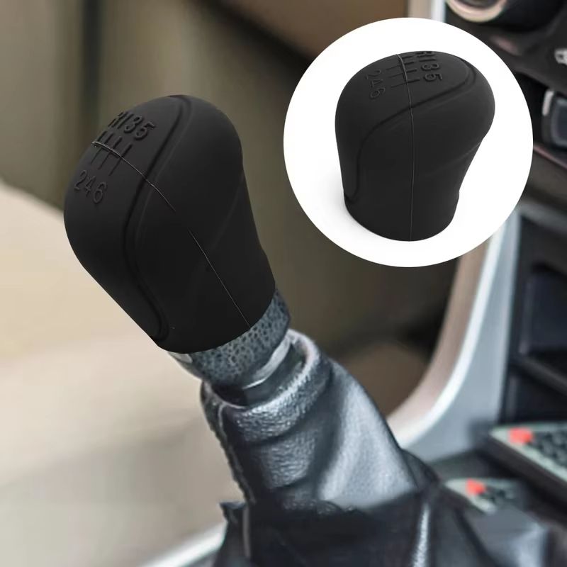 Silicone Non-Slip Gear Shift Knob Cover Protective Grip for Car