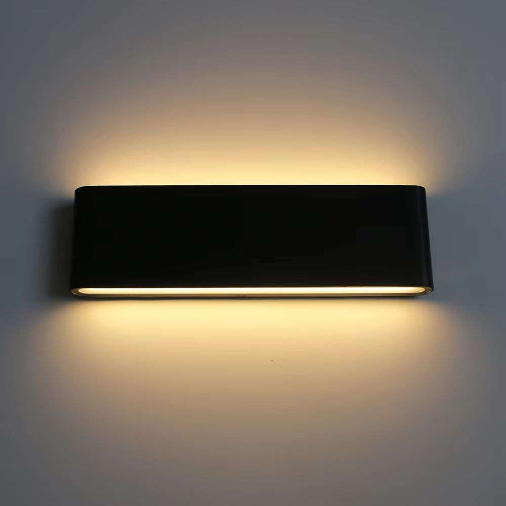 LED Outdoor Waterproof Wall Light 6W 12W 24W – Modern Aluminum Wall Lamp for Balcony, Bedroom, Living Room or Exterior U