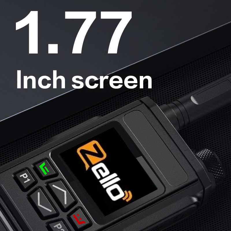 Android POC Radio Professional Long-Range Walkie Talkie with SIM & Bluetooth